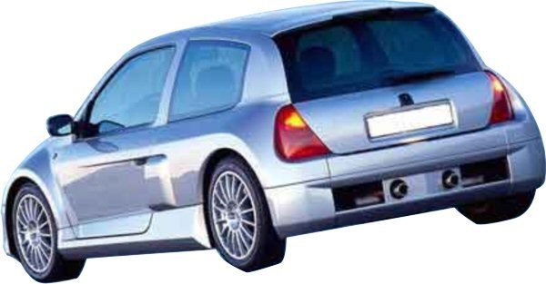 Kit carrosserie large Renault Clio 2 V6 1998+ - MS accessoires Auto