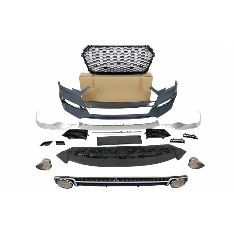 Kit De Carrosserie Audi A4 B9 2016-2019 Look RS4 - MS accessoires Auto