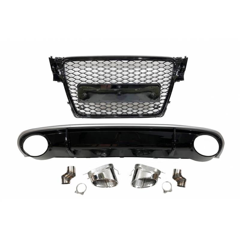 Kit De Carrosserie Audi A4 Look RS4 B8 2009-2012 - MS accessoires Auto