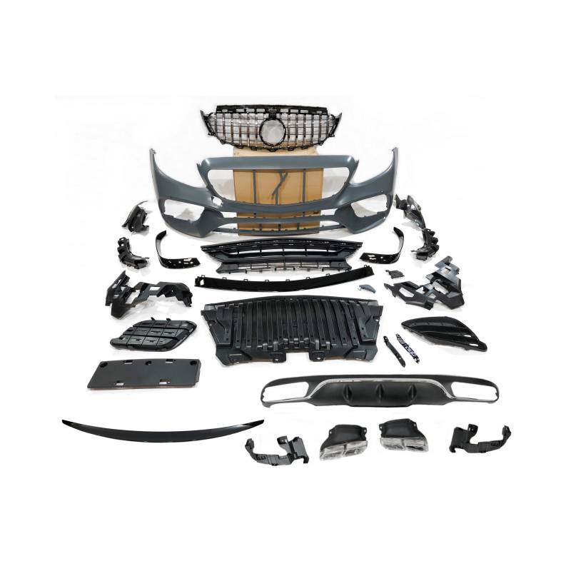 Kit De Carrosserie Mercedes W213 4 portes look AMG E63 - MS accessoires Auto