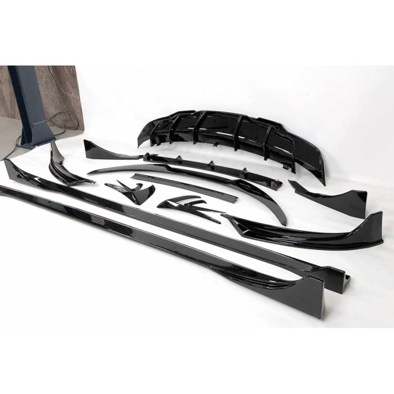 Kit De Carrosserie Tesla Model 3 2017-2022 Noir brillant - MS accessoires Auto