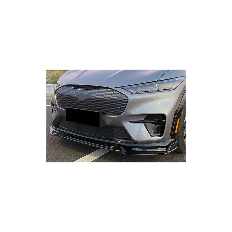 Lame de pare chocs avant Ford Mustang Match-E 2021 Noir brillant - MS accessoires Auto