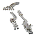 Ligne d'échappement Race Package System 2xø63.5 mm avec Catalytic Supersprint pour BMW E46 - Tous les modèles ix 4x4 (Pour conversion moteur S54) - MS accessoires Auto
