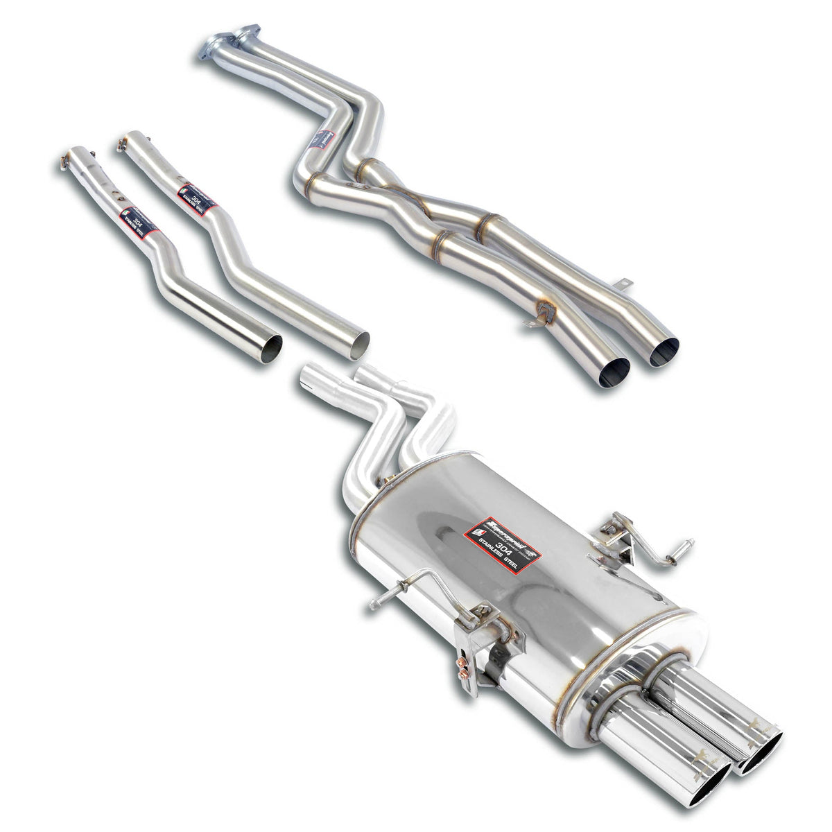 Ligne d'échappement Race Sound package Supersprint pour BMW E46 330Ci (Coupé - Cabrio) ' 01 -> - MS accessoires Auto