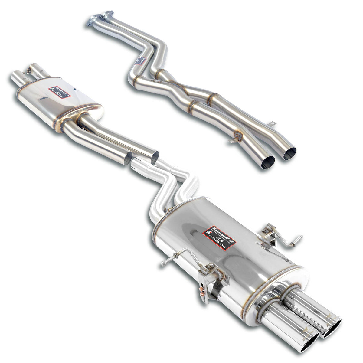 Ligne d'échappement Sport Sound package Supersprint pour BMW E46 330Ci (Coupé - Cabrio) ' 01 -> - MS accessoires Auto