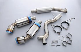 Ligne double d'échappement en titane Ti RACING TOMEI pour Nissan 350Z Z33 2003 - 2009 - MS accessoires Auto