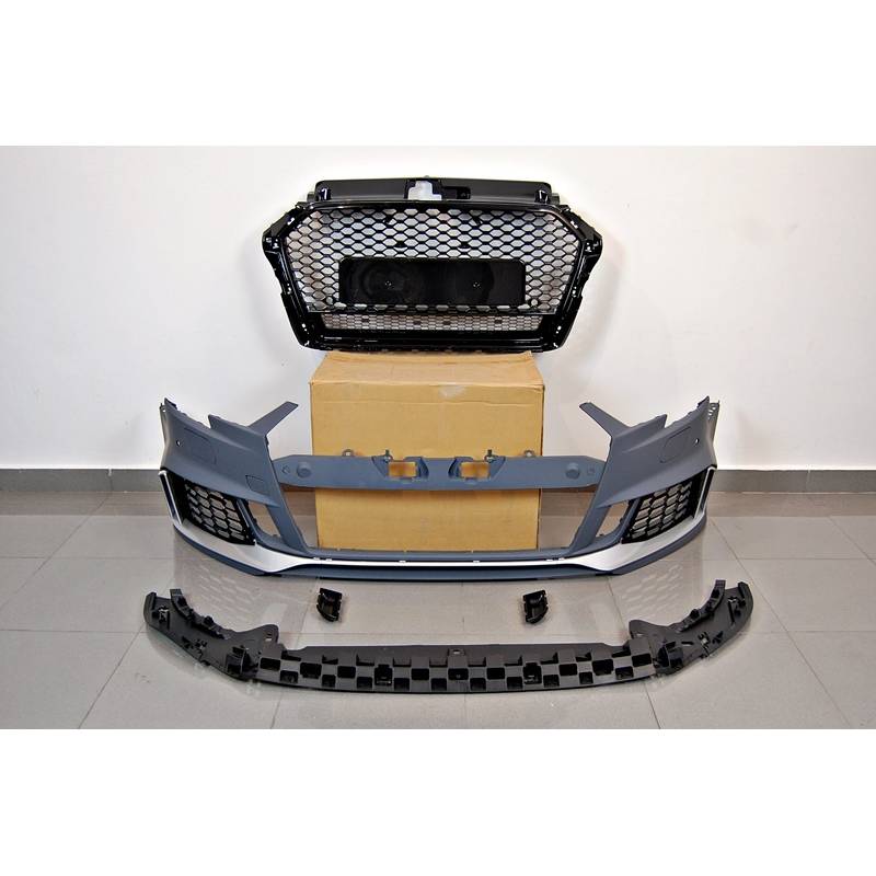 Pare Chocs Avant Audi A3 2016-2019 4 Porte / Cabriolet Look RS3 - MS accessoires Auto