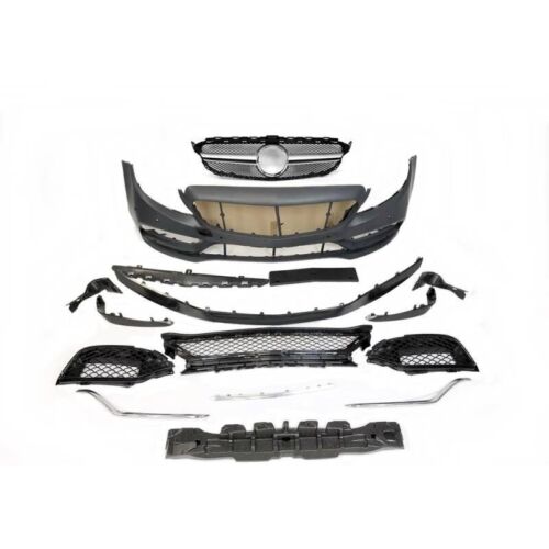 Pare Chocs Avant Mercedes W205 2014-2018 2P / 4P / SW look AMG C63 - MS accessoires Auto