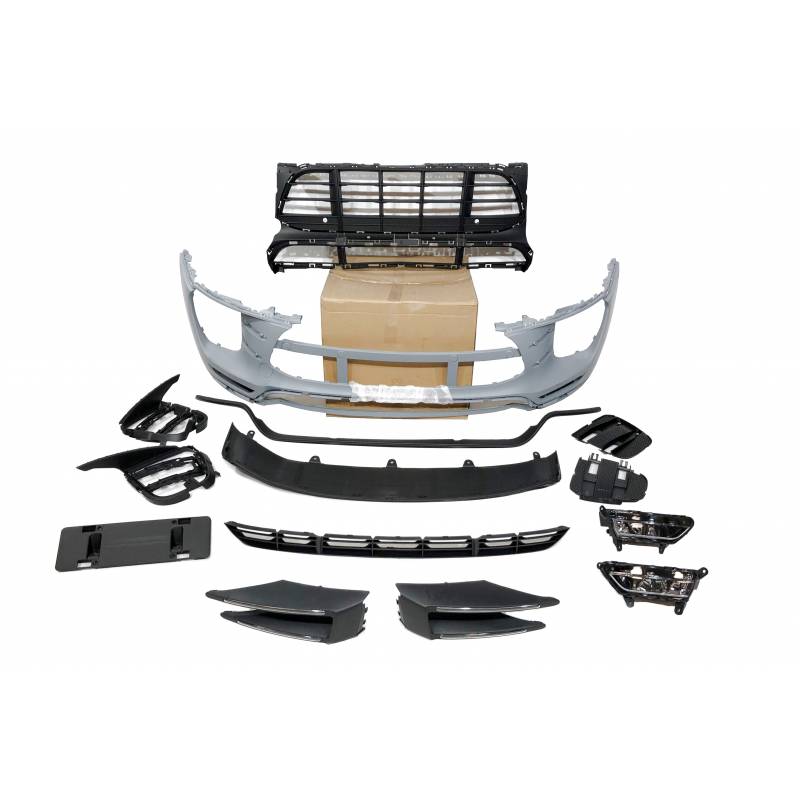 Pare Chocs Avant Porsche Macan 2014-2018 Look Turbo - MS accessoires Auto