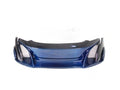 Pare chocs avant pour McLaren 650S 2014 - 2017 en fibre de Carbone bleu Style CF 675LT - MS accessoires Auto