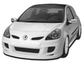 Pare chocs avant Renault Clio 3 2005 - 2009 phase 1 - MS accessoires Auto