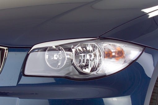 Paupières de phare chromées droite / gauche pour BMW Série 1 E81, E82, E87, E88 - MS accessoires Auto