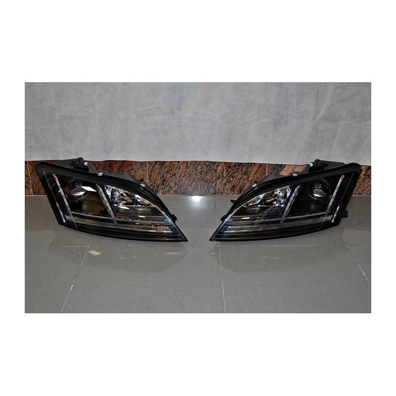 Phare Avant Lumière De Jour AUDI TT 06-09 Xenon DRL Noir - MS accessoires Auto