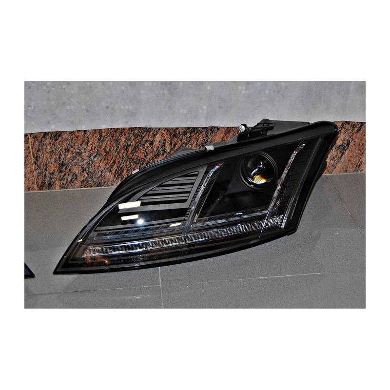 Phare Avant Lumière De Jour AUDI TT 10-15 Xenon DRL Noir - MS accessoires Auto
