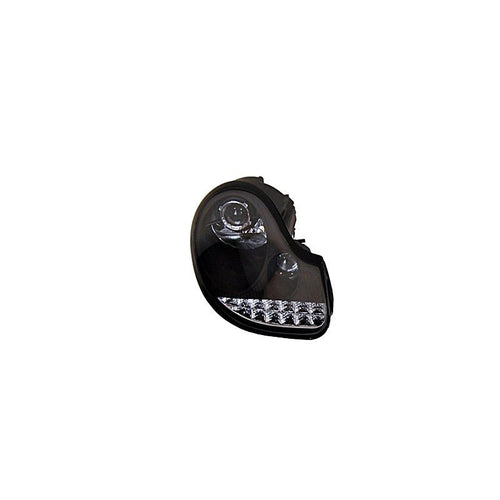 2 Phares Avant avec feux de jour pour Porsche 996 / Boxster 986 97-02 à fond noir - MS accessoires Auto
