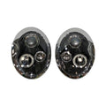 2 Phares Avant Yeux D'Ange pour Mini Cooper R50 / R52 / R53 '01/'05 fond Noir - MS accessoires Auto