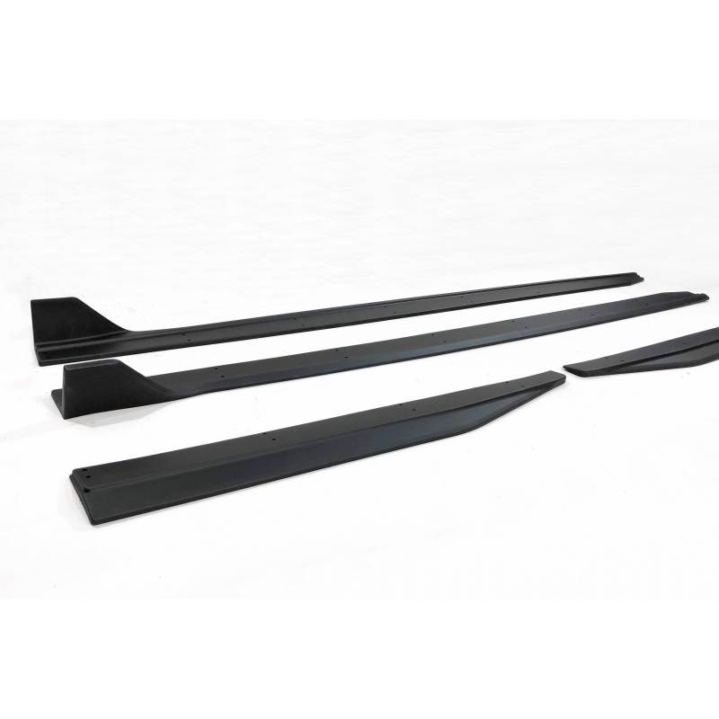 Rajout de bas de caisse Ford Mustang 2015-2020 Look GT500 Noir mat - MS accessoires Auto