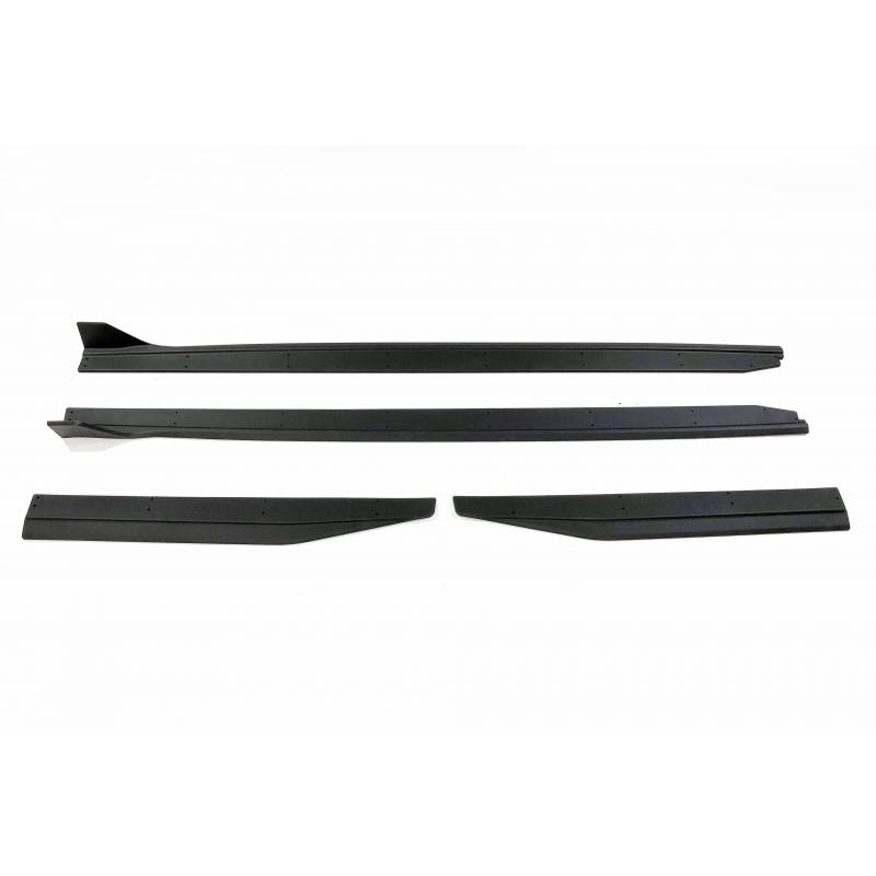 Rajout de bas de caisse Ford Mustang 2015-2020 Look GT500 Noir mat - MS accessoires Auto