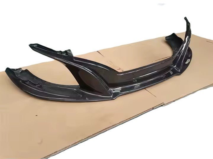 Rajout de pare chocs avant pour McLaren 650S 2014 - 2017 style OEM en fibre de Carbone sergée - MS accessoires Auto