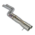 Section Avant Droite - Gauche + "X-Pipe" Supersprint pour BMW E46 - Tous les modèles (Pour conversion moteur N51 / N52 / N52N / N53) - MS accessoires Auto