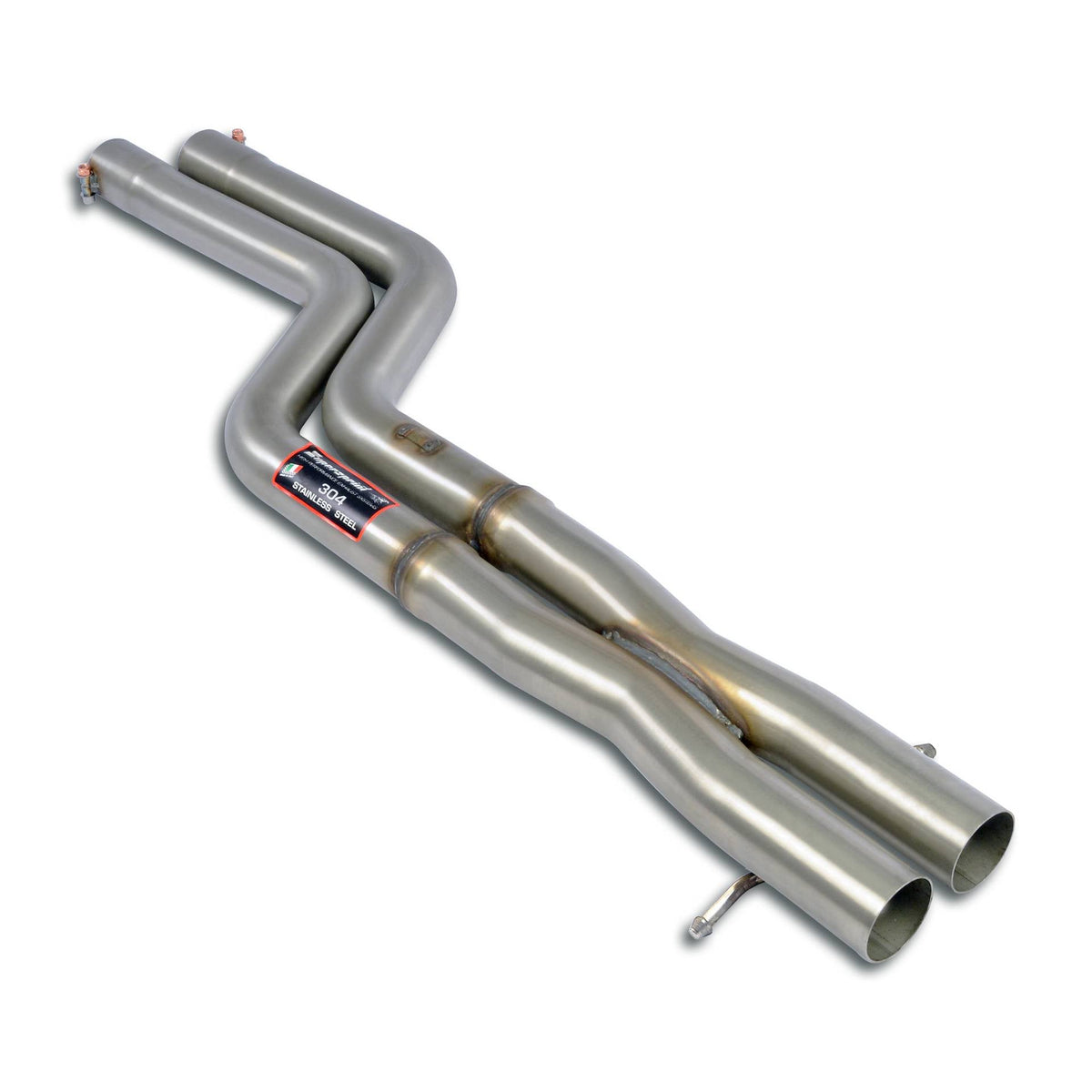 Section Avant Droite - Gauche + "X-Pipe" Supersprint pour BMW E46 - Tous les modèles (Pour conversion moteur N51 / N52 / N52N / N53) - MS accessoires Auto