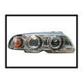 Set De Phares Avant Angel Eyes BMW E46 1998-2001 4-Porte Chromé - MS accessoires Auto