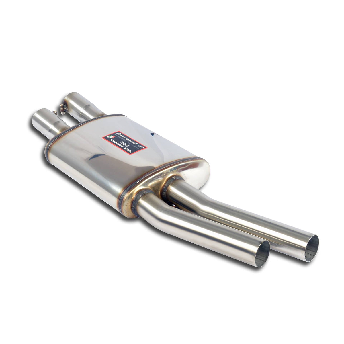 Silencieux central Supersprint pour BMW E46/5 325ti Compact (Pour conversion moteur N51 / N52 / N52N / N53) - MS accessoires Auto