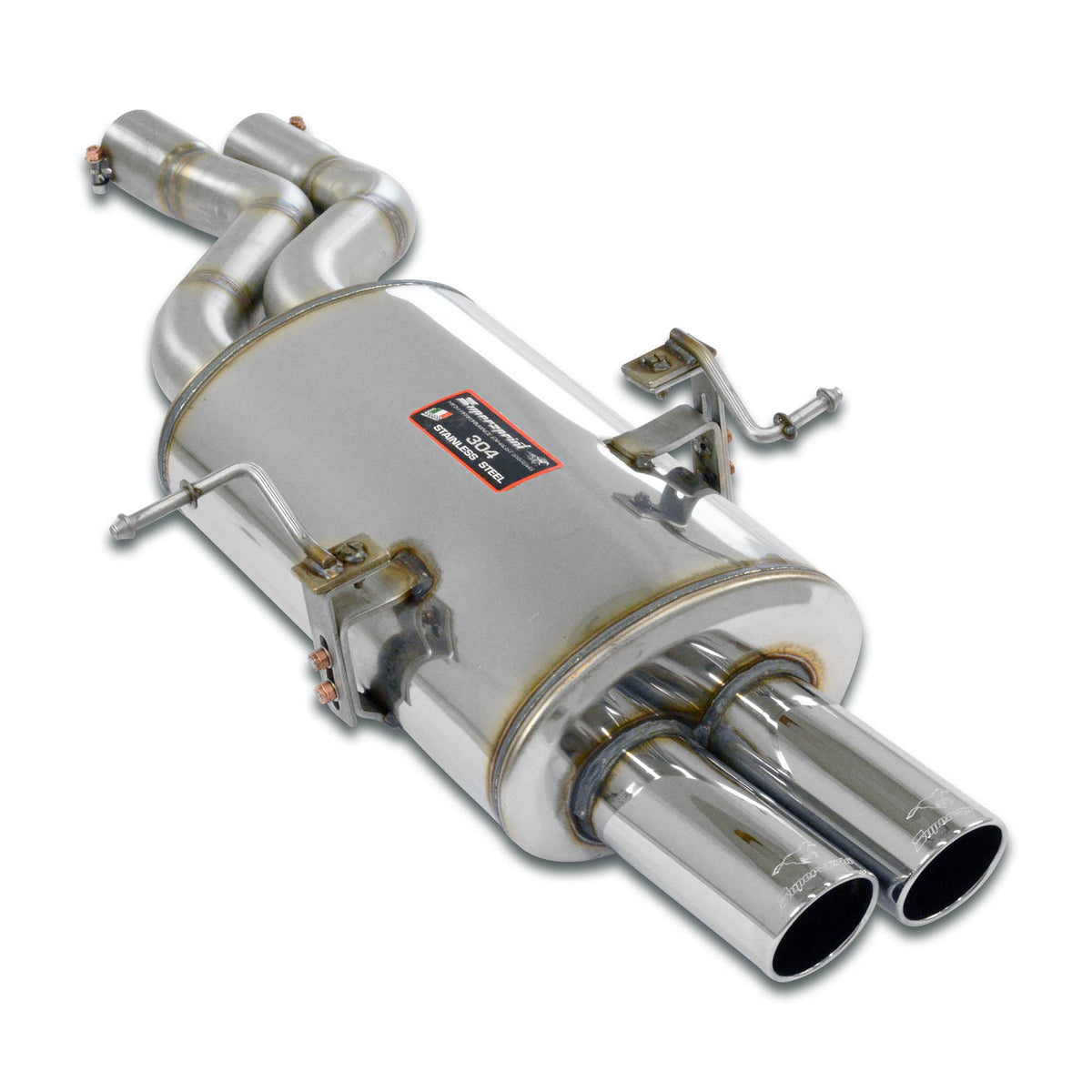 Silencieux d'échappement arrière Supersprint pour BMW E46 - Tous les modèles (Pour conversion moteur V8 S62 - M5 5.0i) - MS accessoires Auto