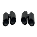 2 Embouts d'échappement pour Porsche Macan 2014-2020 Look 2023 - MS accessoires Auto