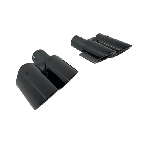 2 Embouts d'échappement pour Porsche Macan 2014-2020 Look 2023 - MS accessoires Auto