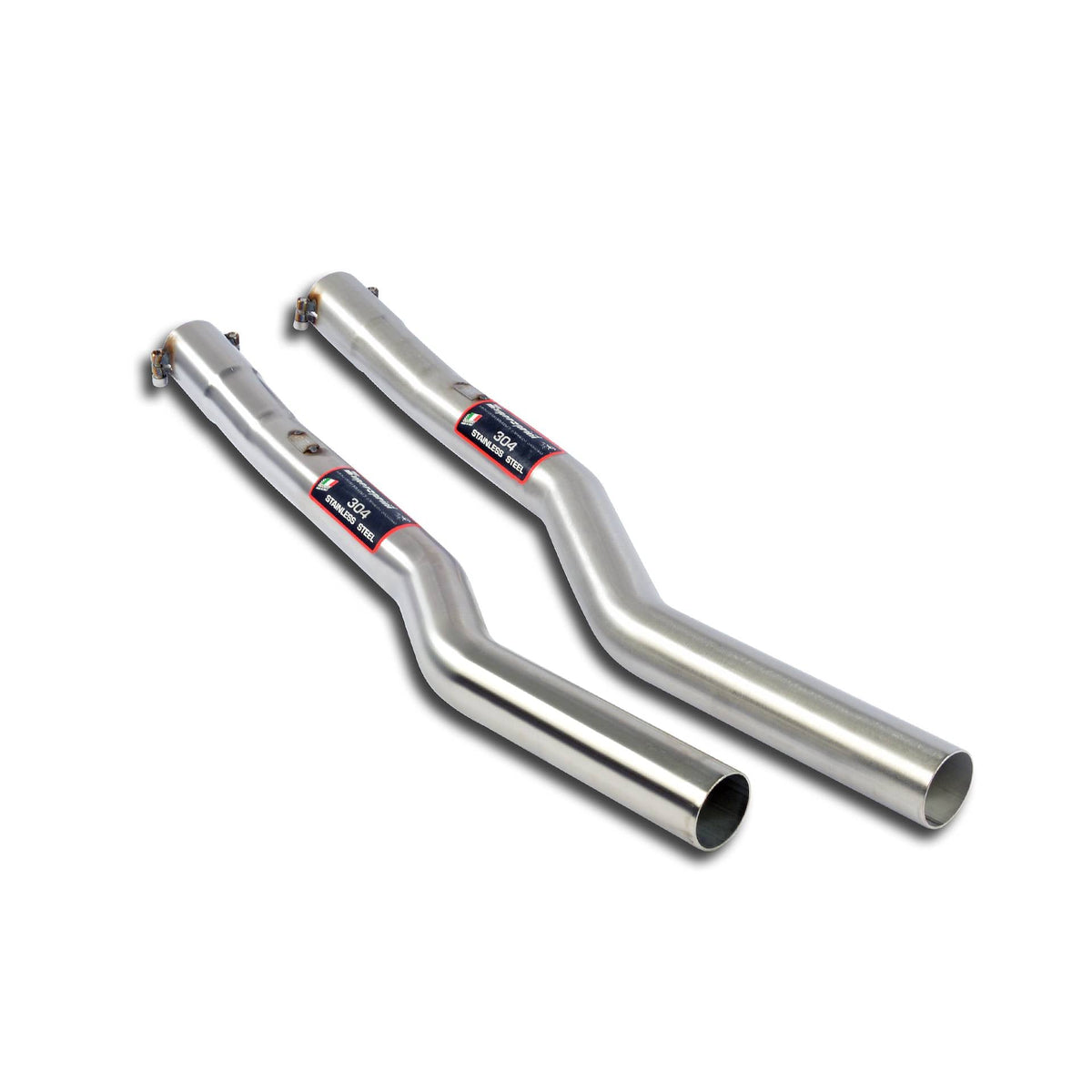 Tubes centraux Droit - Gauche Supersprint pour BMW E46 330xd 4x4 (Berline - Break) ' 01 -> - MS accessoires Auto