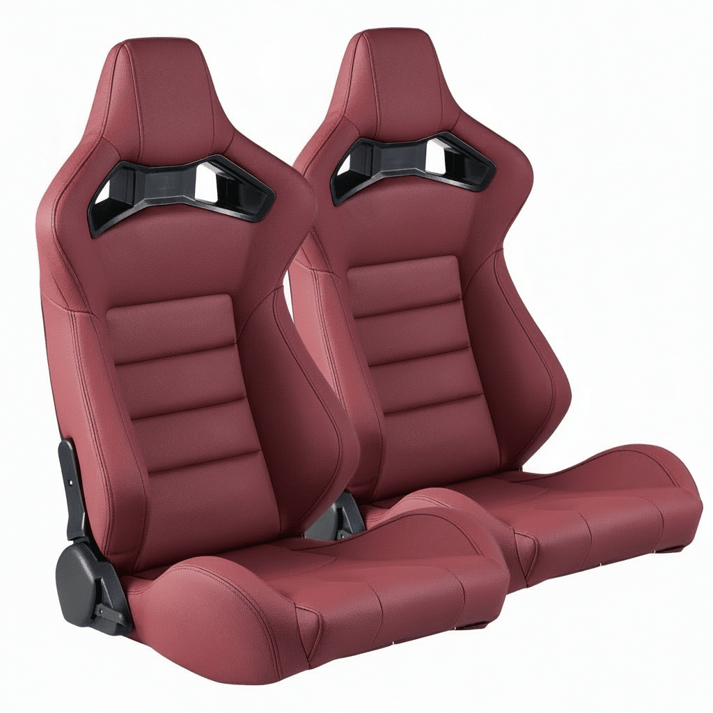 x2 Sièges baquets Sport universels KDM R50 auto inclinables qualités supérieures - MS accessoires Auto